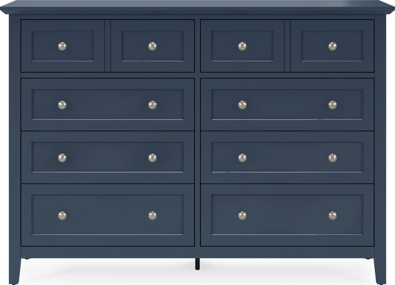 Grace Eight Drawer Dresser in Blueberry (2024)