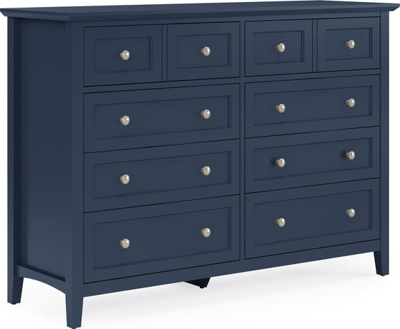 Grace Eight Drawer Dresser in Blueberry (2024)
