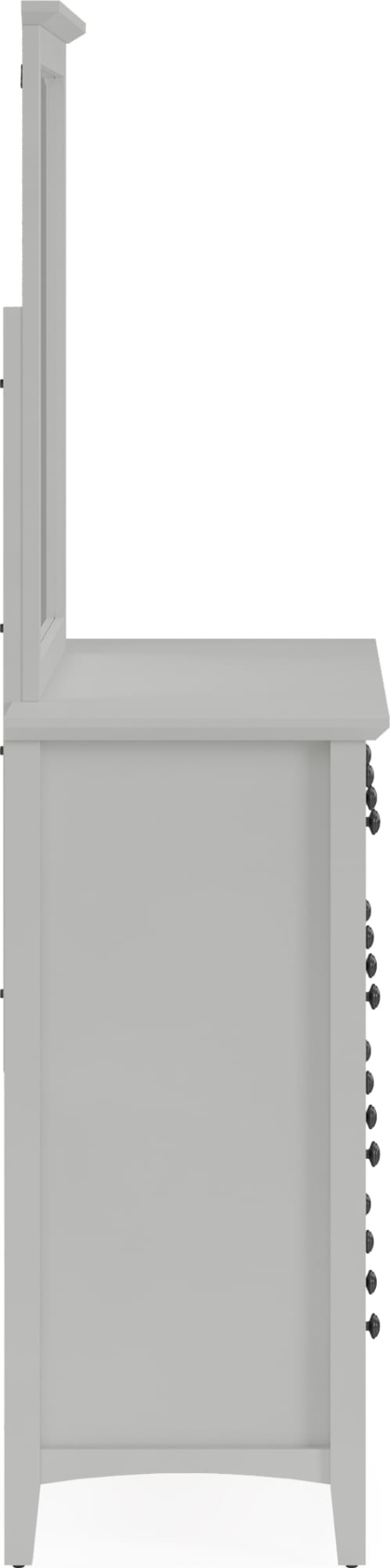 Grace Eight Drawer Dresser in Elephant Gray (2024)