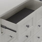 Grace Eight Drawer Dresser in Elephant Gray (2024)