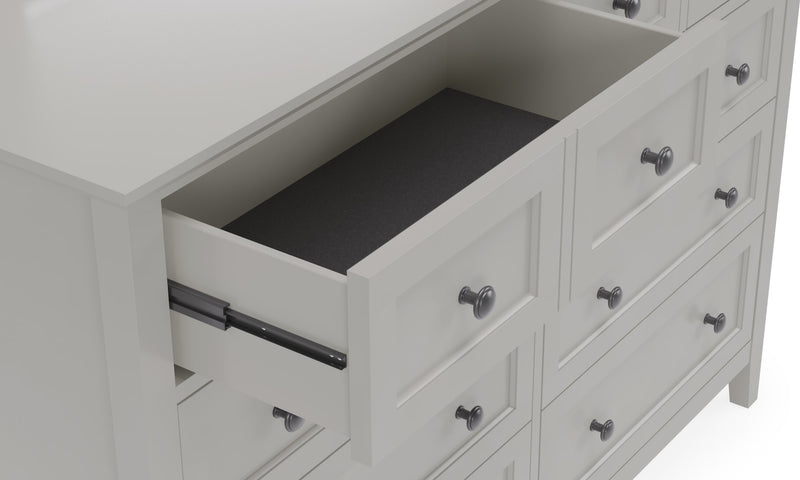 Grace Eight Drawer Dresser in Elephant Gray (2024)
