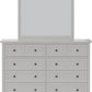 Grace Eight Drawer Dresser in Elephant Gray (2024)
