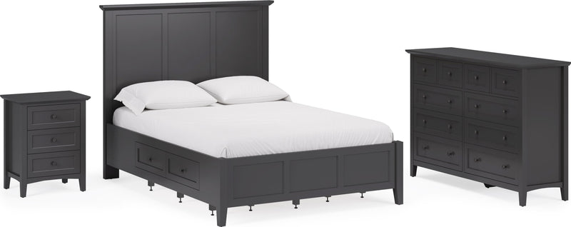 Grace Eight Drawer Dresser in Raven Black (2024)