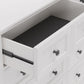 Grace Eight Drawer Dresser in Snowfall White (2024)