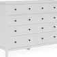 Grace Eight Drawer Dresser in Snowfall White (2024)