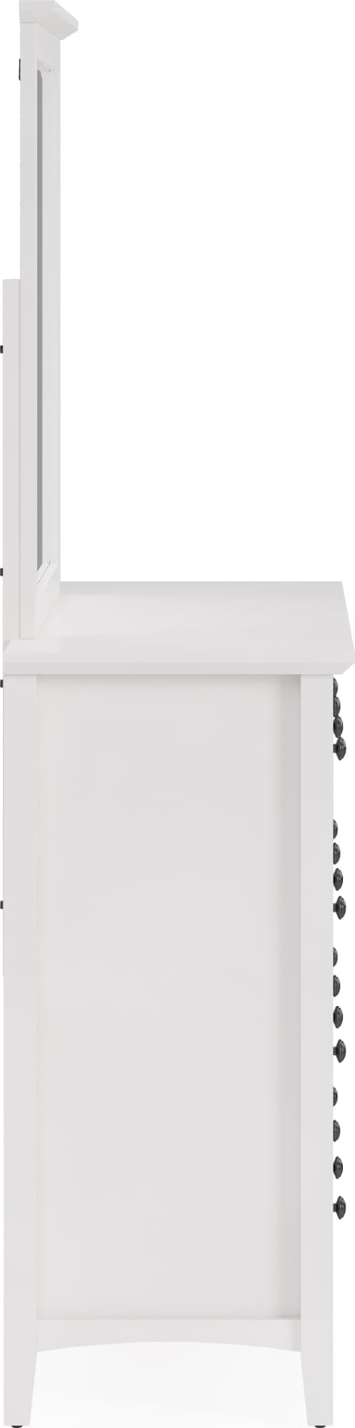 Grace Eight Drawer Dresser in Snowfall White (2024)