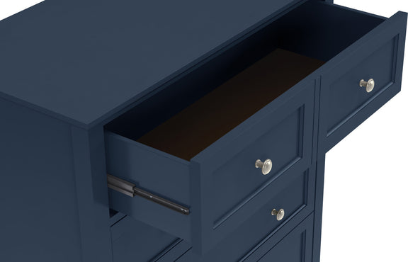 Grace Five Drawer Chest in Blueberry (2024)