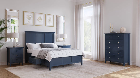 Grace Five Drawer Chest in Blueberry (2024)