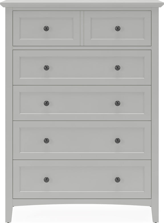 Grace Five Drawer Chest in Elephant Gray (2024)