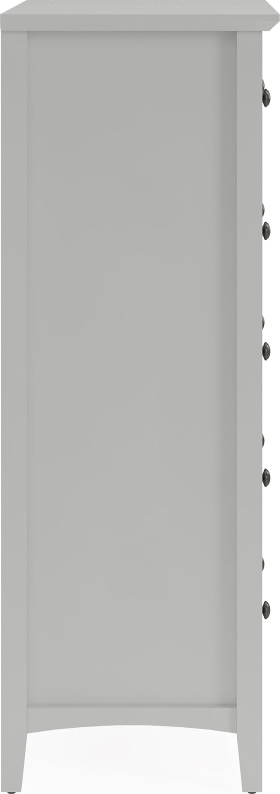 Grace Five Drawer Chest in Elephant Gray (2024)