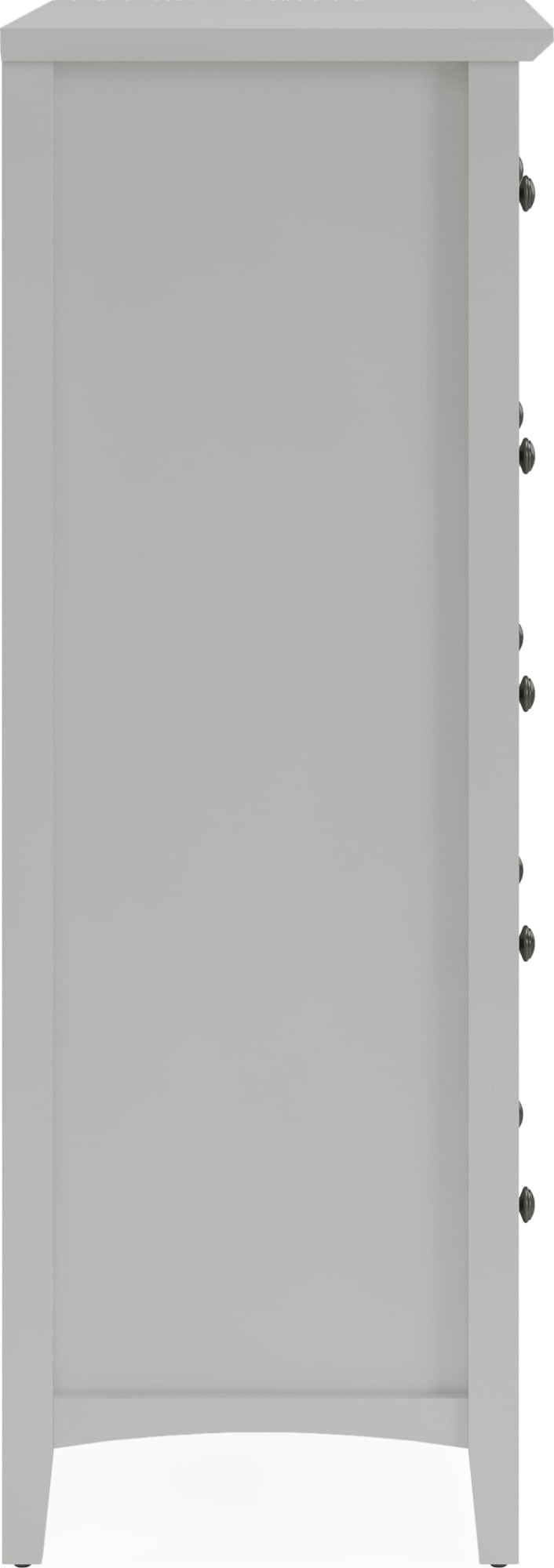 Grace Five Drawer Chest in Elephant Gray (2024)