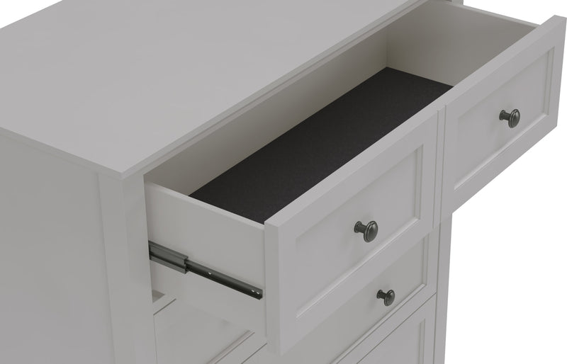 Grace Five Drawer Chest in Elephant Gray (2024)