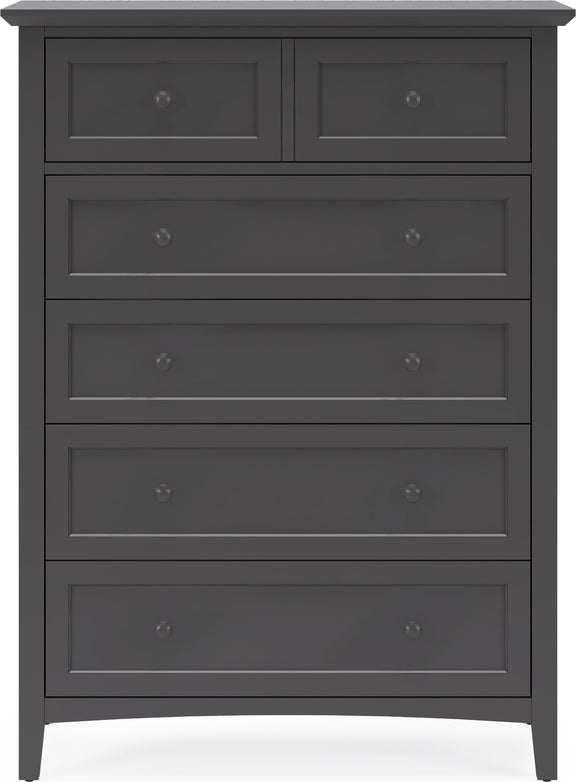 Grace Five Drawer Chest in Raven Black (2024)