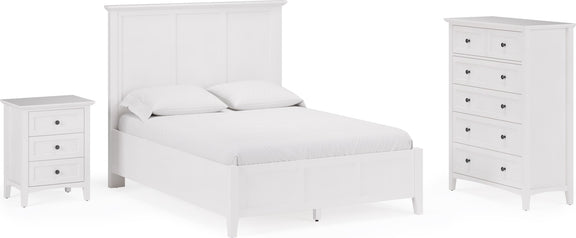Grace Five Drawer Chest in Snowfall White (2024)