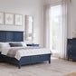 Grace Four Drawer California King-size Platform Storage Bed in Blueberry