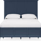 Grace Four Drawer Platform Storage Bed in Blueberry