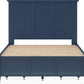Grace Four Drawer Platform Storage Bed in Blueberry