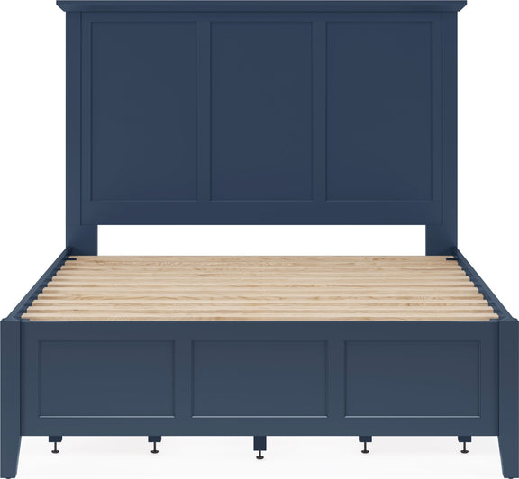 Grace Four Drawer Platform Storage Bed in Blueberry