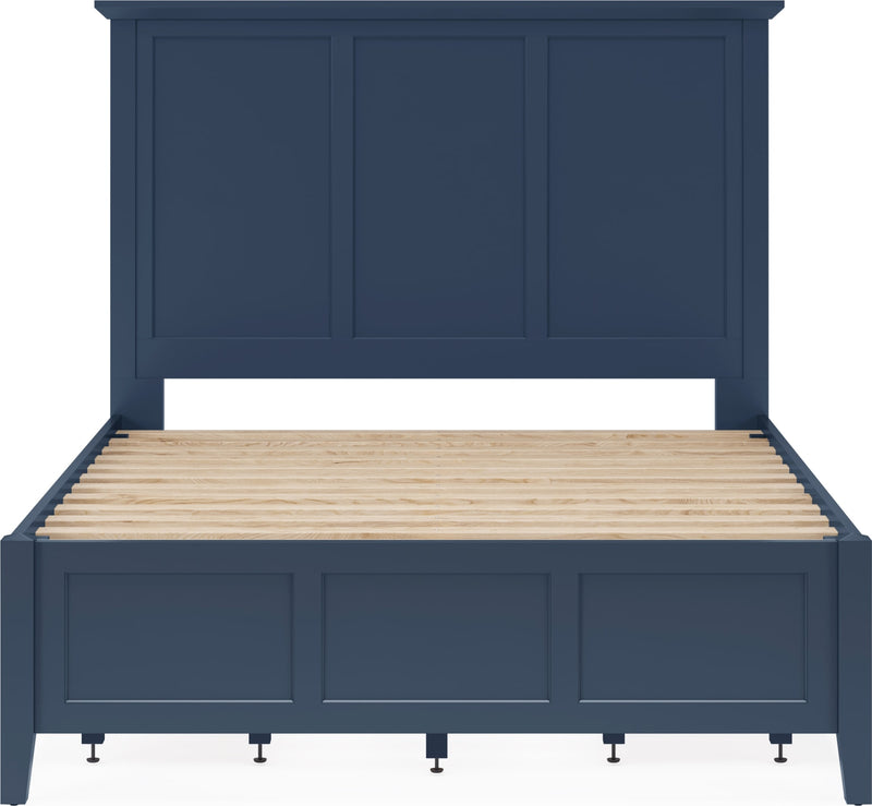 Grace Four Drawer Platform Storage Bed in Blueberry