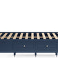 Grace Four Drawer California King-size Platform Storage Bed in Blueberry