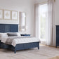 Grace Four Drawer Queen-size Platform Storage Bed in Blueberry