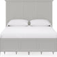 Grace Four Drawer Full-size Platform Storage Bed in Elephant Grey