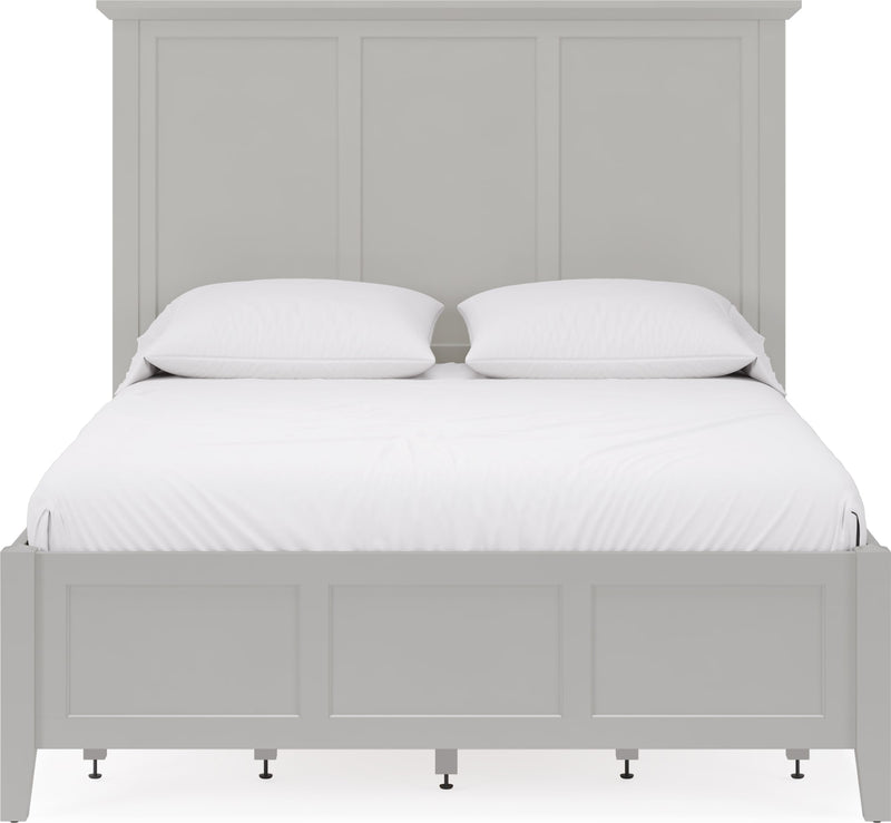 Grace Four Drawer Full-size Platform Storage Bed in Elephant Grey