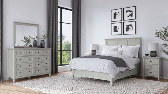 Grace Four Drawer California King-size Platform Storage Bed in Elephant Grey
