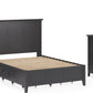 Grace Full-size Four Drawer Platform Storage Bed in Raven Black