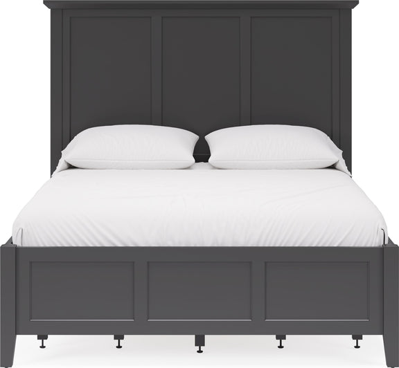 Grace California King-size Four Drawer Platform Storage Bed in Raven Black