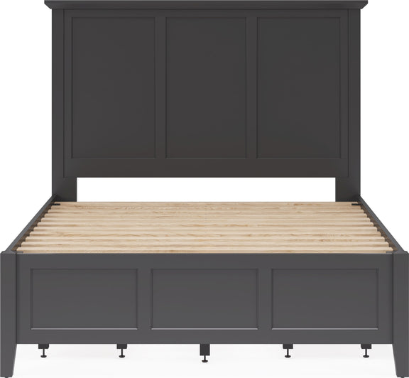 Grace King-size Four Drawer Platform Storage Bed in Raven Black