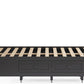 Grace California King-size Four Drawer Platform Storage Bed in Raven Black