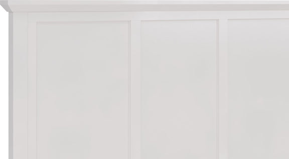 Grace Four Drawer California King-size Platform Storage Bed in Snowfall White