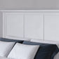 Grace Four Drawer Queen-size Platform Storage Bed in Snowfall White