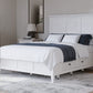 Grace Four Drawer California King-size Platform Storage Bed in Snowfall White