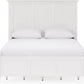Grace Four Drawer California King-size Platform Storage Bed in Snowfall White