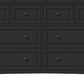 Grace Six Dwr Dresser- Raven