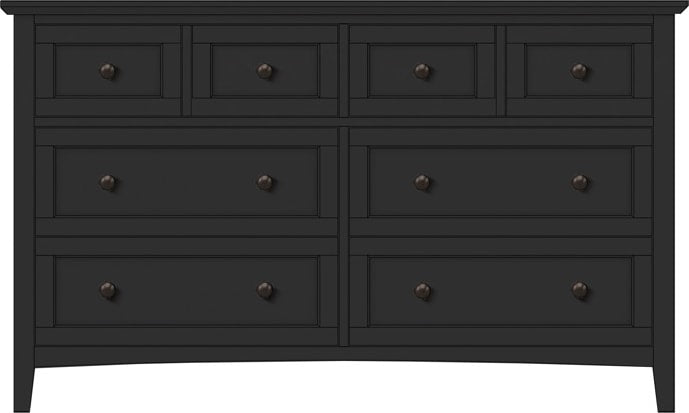 Grace Six Dwr Dresser- Raven