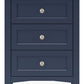 Grace Three Drawer Nightstand in Blueberry
