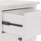 Grace Three Drawer Nightstand in Snowfall White