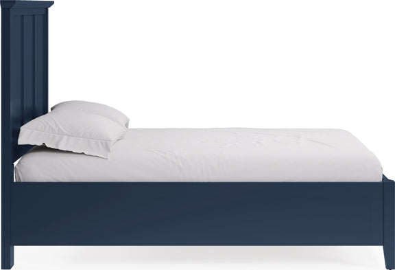 Grace Full-size Three Panel Bed in Blueberry