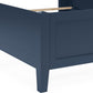 Grace King-size Three Panel Bed in Blueberry