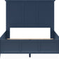 Grace King-size Three Panel Bed in Blueberry