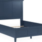 Grace Queen-size Three Panel Bed in Blueberry