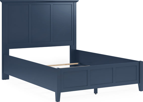 Grace King-size Three Panel Bed in Blueberry