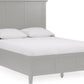 Grace California King-size Three Panel Bed in Elephant Grey