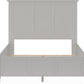 Grace Full-size Three Panel Bed in Elephant Grey