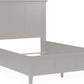 Grace California King-size Three Panel Bed in Elephant Grey
