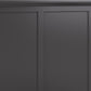 Grace King-size Three Panel Bed in Raven Black