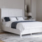 Grace Full-size Three Panel Bed in Snowfall White
